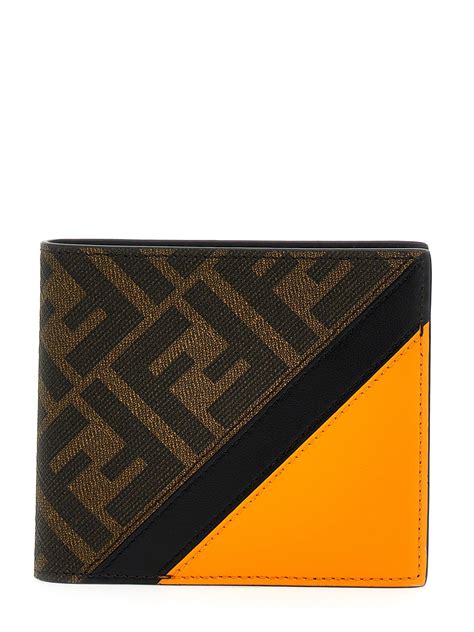 fendi mens card holder|fendi men's long wallet.